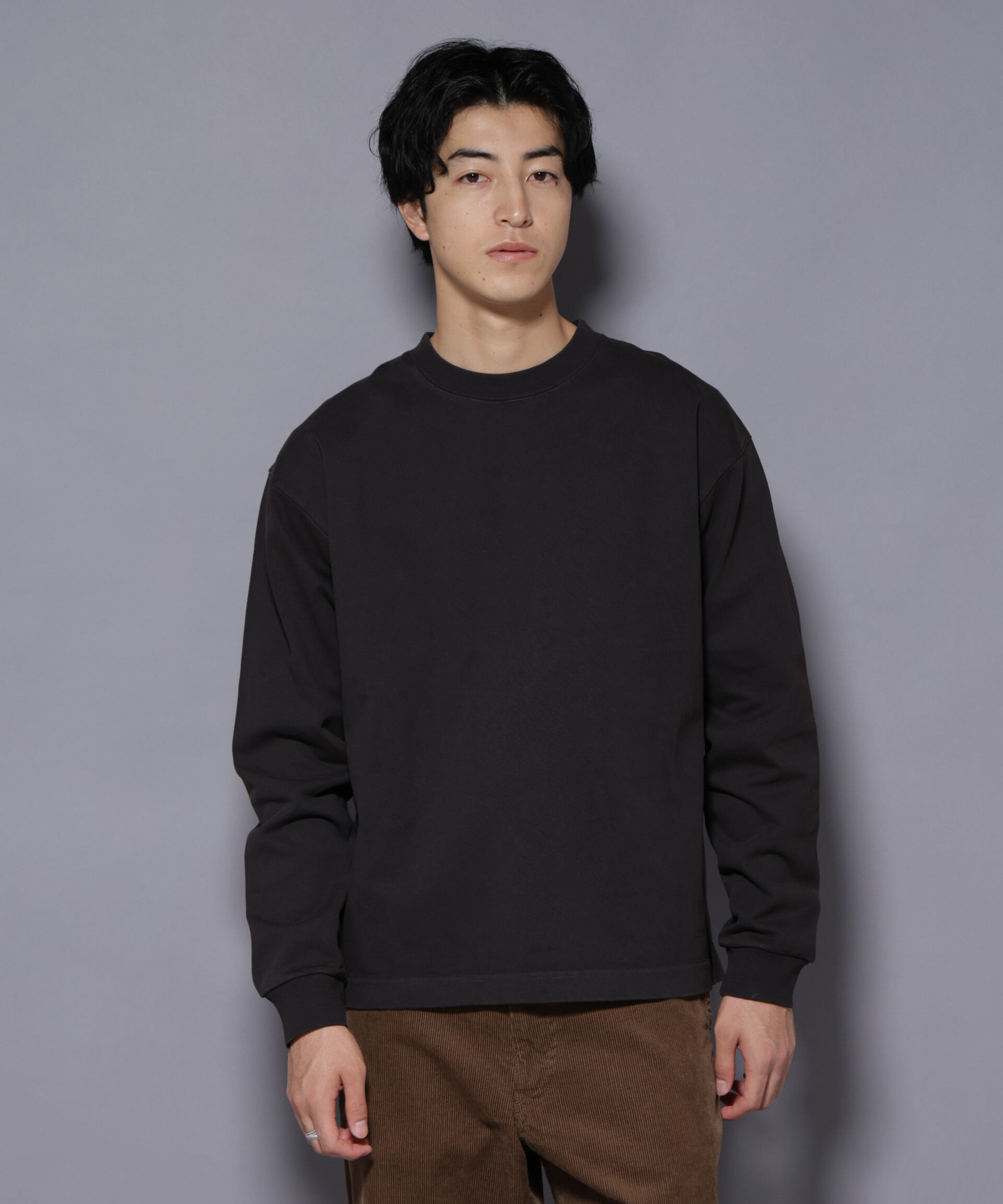 NANO universe「ヘビーオンスワイドプルオーバー 長袖」|Tシャツ・カットソー|