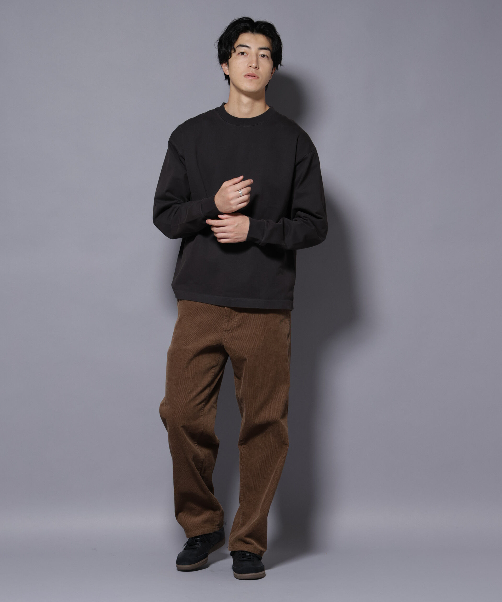 NANO universe「ヘビーオンスワイドプルオーバー 長袖」|Tシャツ・カットソー|