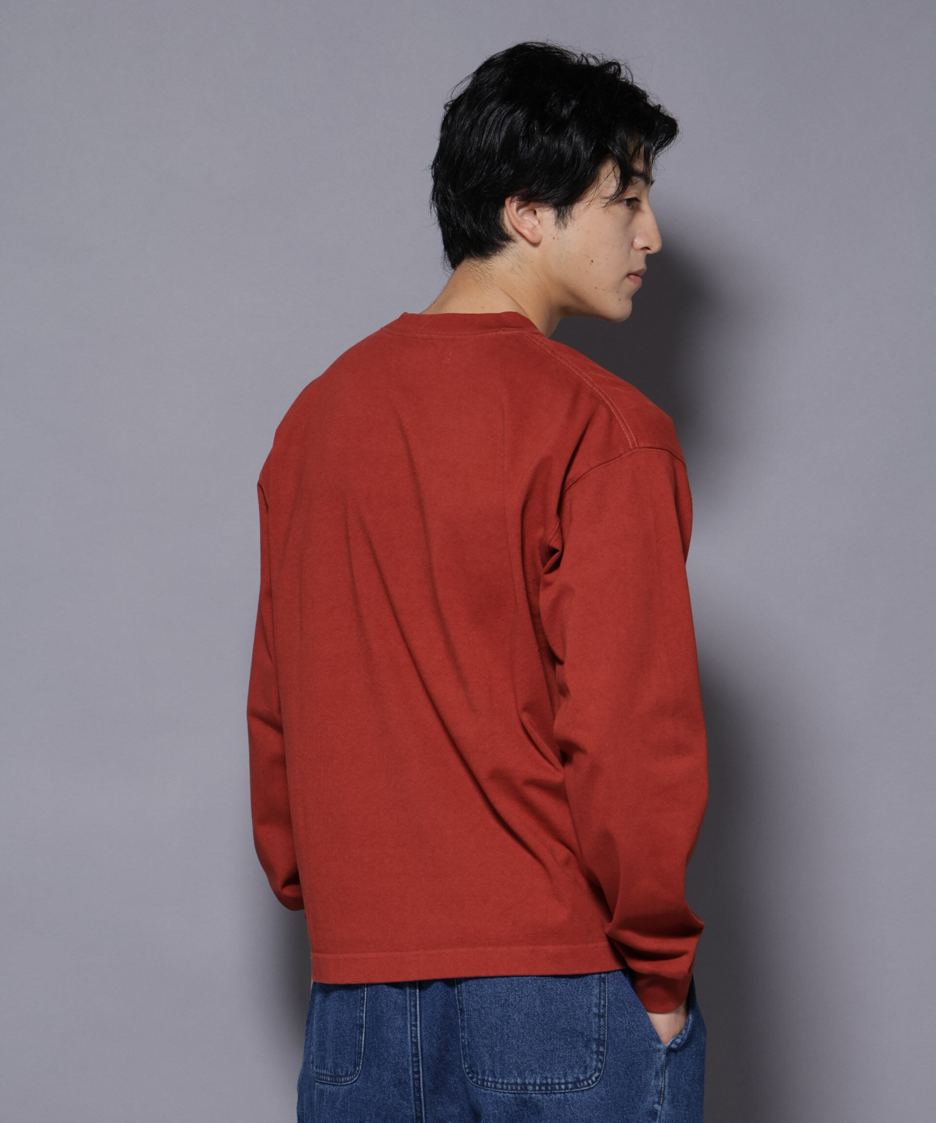 NANO universe「ヘビーオンスワイドプルオーバー 長袖」|Tシャツ・カットソー|