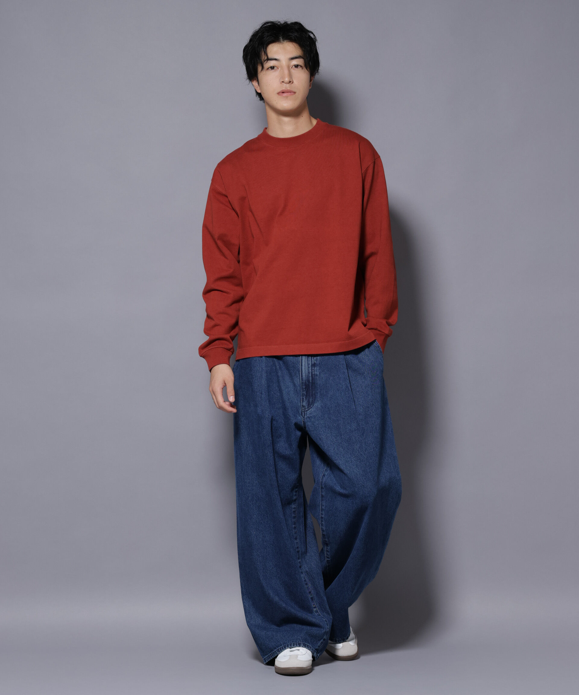 NANO universe「ヘビーオンスワイドプルオーバー 長袖」|Tシャツ・カットソー|