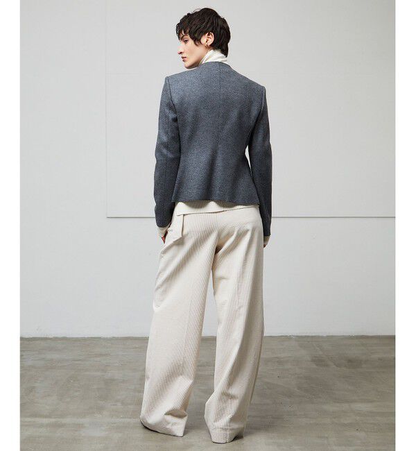 BEIGE,「CORBY / ノーカラージャケット」|ノーカラージャケット|