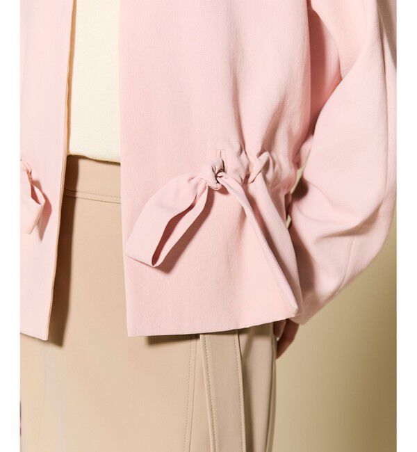 BEIGE,「【ロングセラー・新色追加】PORDIC / ドロスト付きノーカラージャケット」|その他|