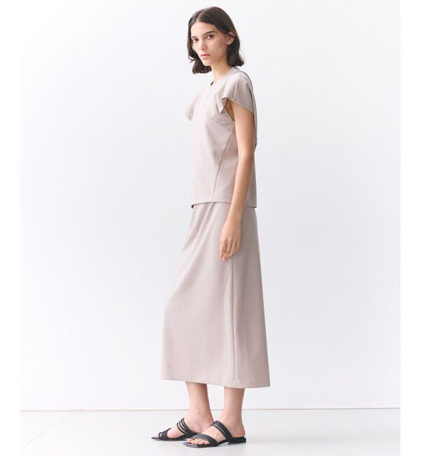 BEIGE,「ALTHEA / ジャージーストレッチ トップス」|Tシャツ・カットソー|
