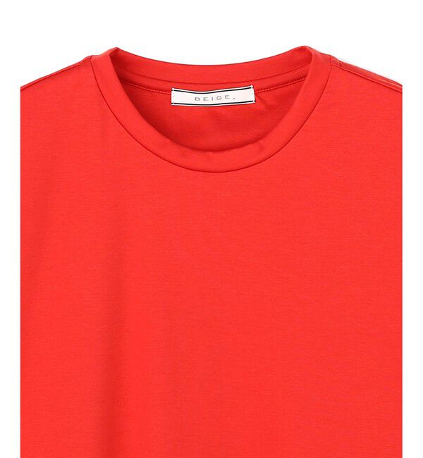BEIGE,「BORNA / コットンスムースTシャツ」|Tシャツ・カットソー|