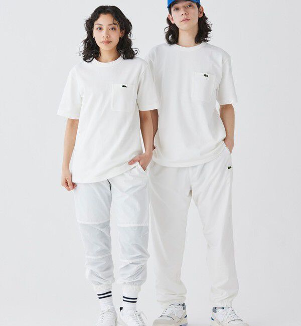 LACOSTE「鹿の子地ポケット半袖Tシャツ」|Tシャツ・カットソー|