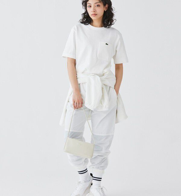 LACOSTE「鹿の子地ポケット半袖Tシャツ」|Tシャツ・カットソー|