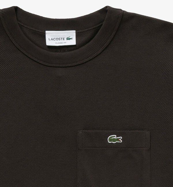 LACOSTE「鹿の子地ポケット半袖Tシャツ」|Tシャツ・カットソー|
