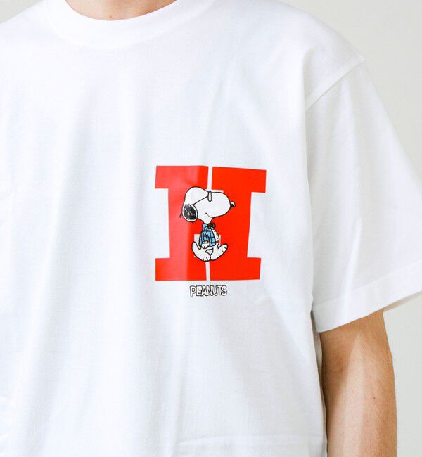 GLOSTER「PEANUTS&times;BEEFY-T クルーネックTシャツ」|Tシャツ・カットソー|