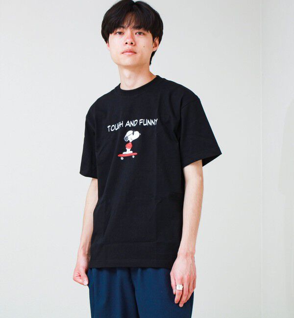GLOSTER「PEANUTS&times;BEEFY-T クルーネックTシャツ」|Tシャツ・カットソー|