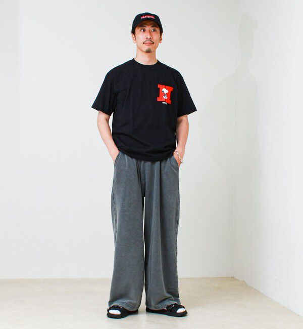 GLOSTER「PEANUTS&times;BEEFY-T クルーネックTシャツ」|Tシャツ・カットソー|