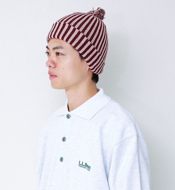GLOSTER「【INFIELDER DESIGN/インフィールダーデザイン】ST PON BEANIE ニット帽」|ニット帽|