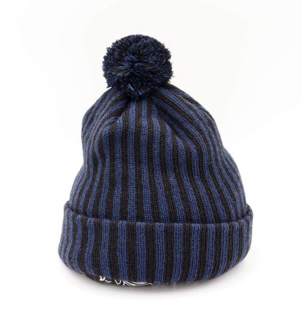 GLOSTER「【INFIELDER DESIGN/インフィールダーデザイン】ST PON BEANIE ニット帽」|ニット帽|ブラック