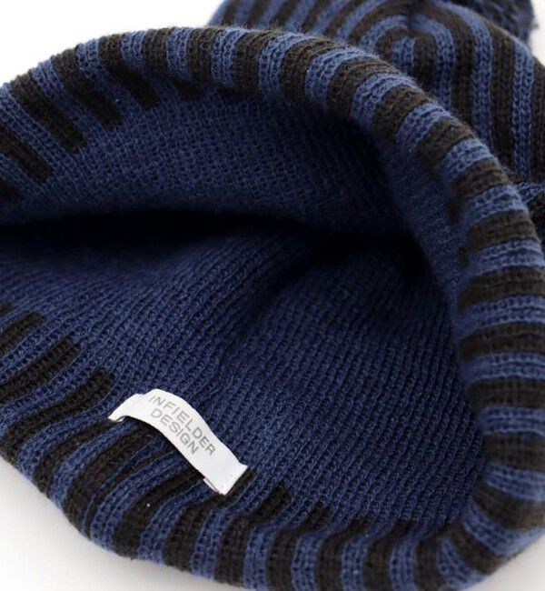 GLOSTER「【INFIELDER DESIGN/インフィールダーデザイン】ST PON BEANIE ニット帽」|ニット帽|