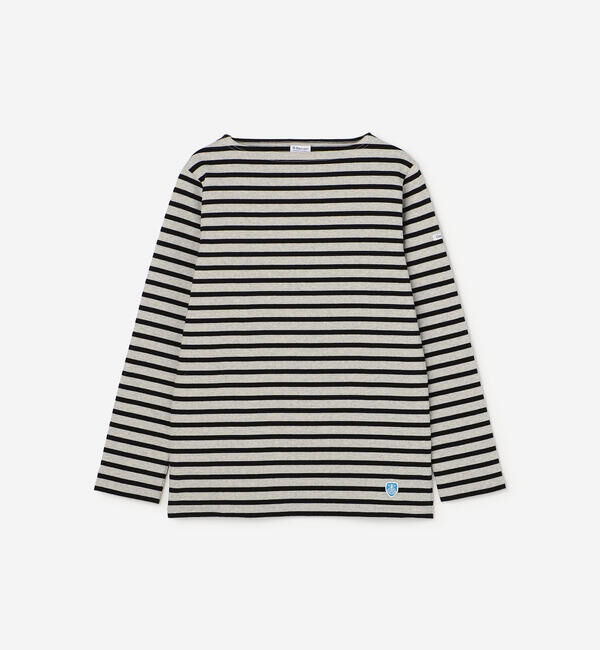 ORCIVAL「ORCIVAL | コットンロード ボートネックフレンチバスクTシャツ WOMEN」|Tシャツ・カットソー|GREY系1
