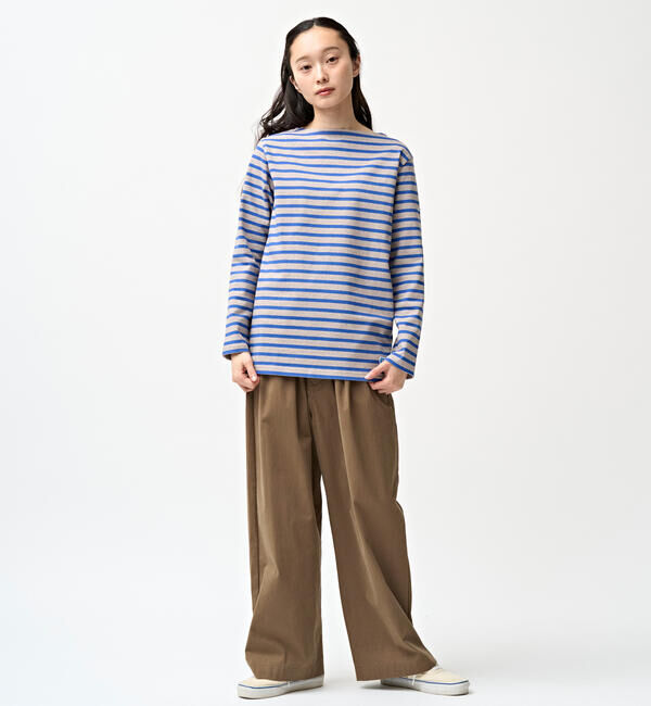 ORCIVAL「ORCIVAL | コットンロード ボートネックフレンチバスクTシャツ WOMEN」|Tシャツ・カットソー|