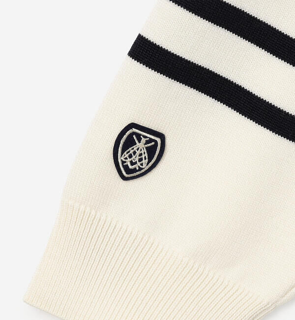 ORCIVAL「ORCIVAL | プレーティング ストライプセーラ―カラープルオーバー WOMEN」|ニット・セーター|