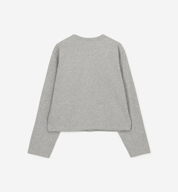GYMPHLEX「Gymphlex | コットン天竺 クルーネックカーディガン WOMEN」|その他|