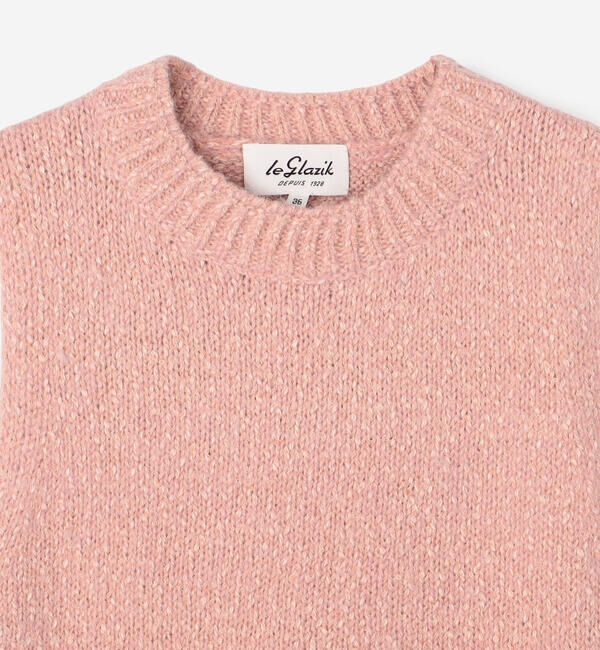 LE GLAZIK「LE GLAZIK | ミックスヤーン ベスト WOMEN」|ベスト・ジレ|