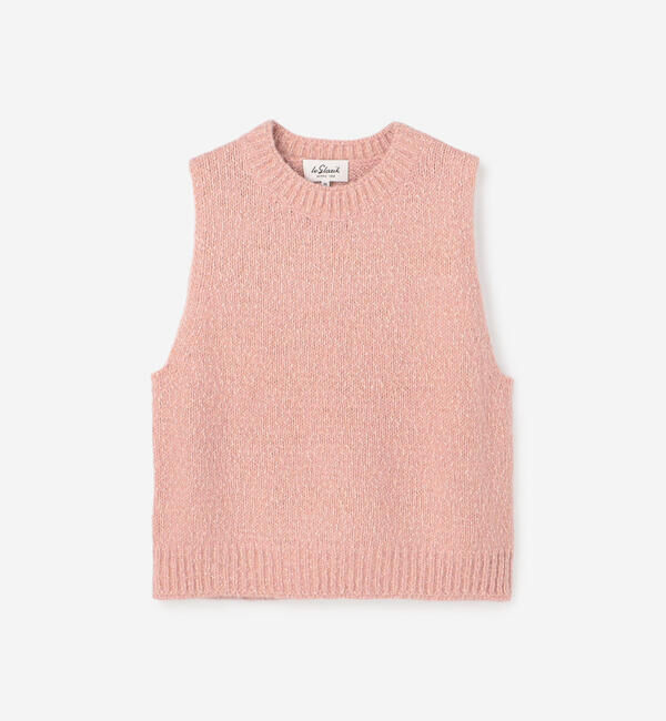LE GLAZIK「LE GLAZIK | ミックスヤーン ベスト WOMEN」|ベスト・ジレ|