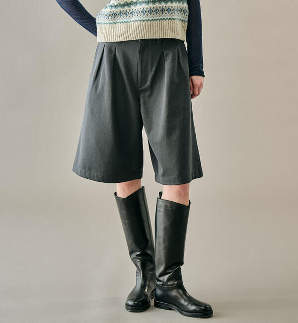 LE GLAZIK「LE GLAZIK | T/Wツイル バギーショーツ WOMEN」|その他|