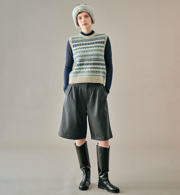 LE GLAZIK「LE GLAZIK | T/Wツイル バギーショーツ WOMEN」|その他|
