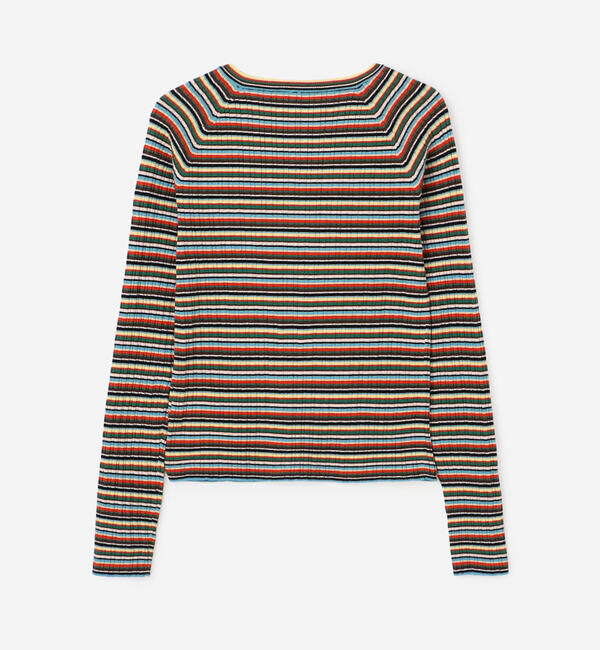  「RYE TENDER | コットンカシミア ヘンリーネックプルオーバー WOMEN」|ニット・セーター|
