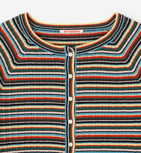  「RYE TENDER | コットンカシミア ヘンリーネックプルオーバー WOMEN」|ニット・セーター|
