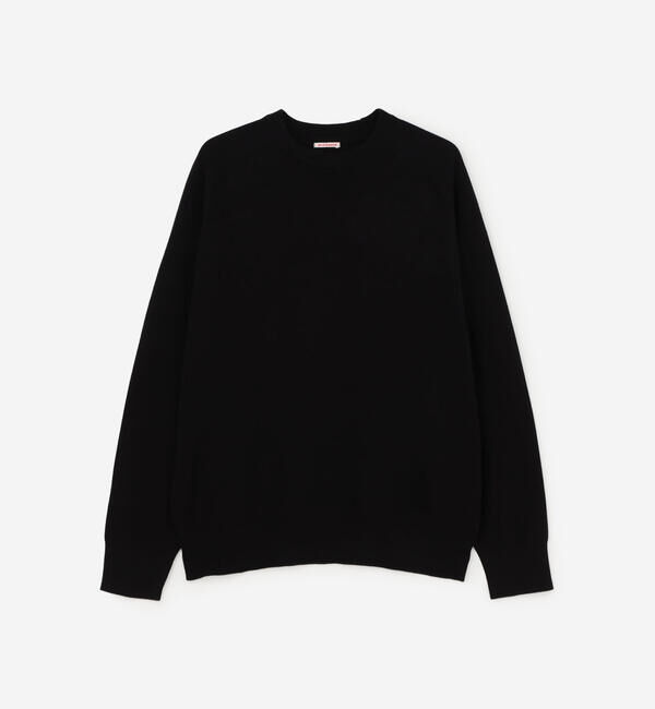  「RYE TENDER | コットンカシミア ラグランニットプルオーバー MEN」|ニット・セーター|