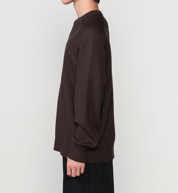 「RYE TENDER | コットンカシミア ラグランニットプルオーバー MEN」|ニット・セーター|