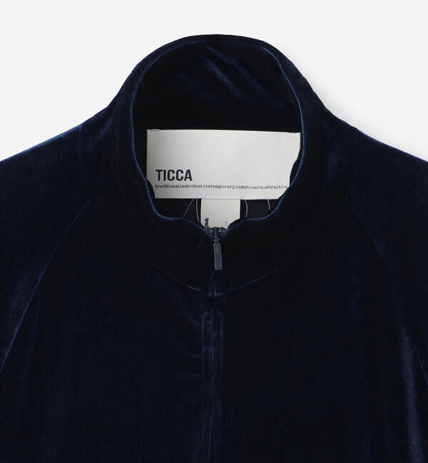  「TICCA | 〈別注〉ベロア トラックジャケット WOMEN」|その他|