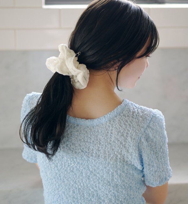  「【fiw.】フロッキーフラワーシュシュ」|その他|