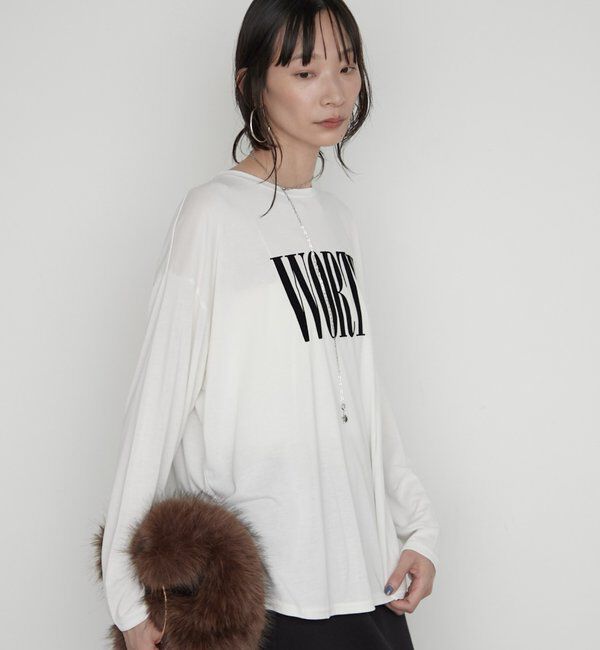  「《さらっとした着心地》WORTHロゴロンT」|Tシャツ・カットソー|
