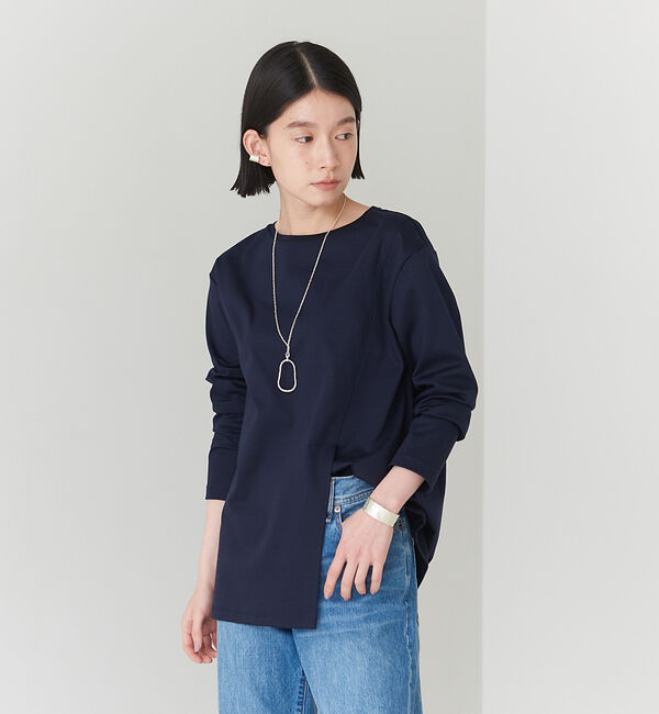 collex「＜手洗い可＞アシンメトリースリットプルオーバー」|Tシャツ・カットソー|