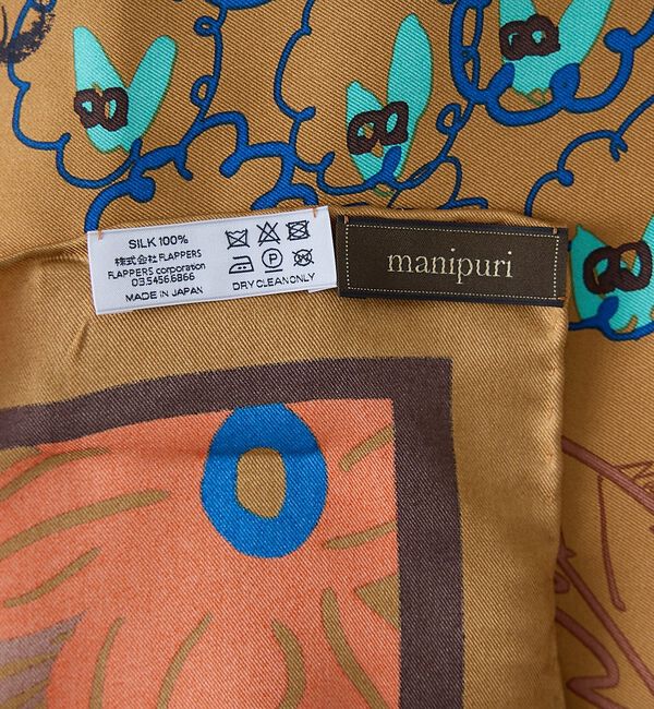 collex「【manipuri/マニプリ】ボタニックガーデン シルクスカーフ」|バンダナ・スカーフ|