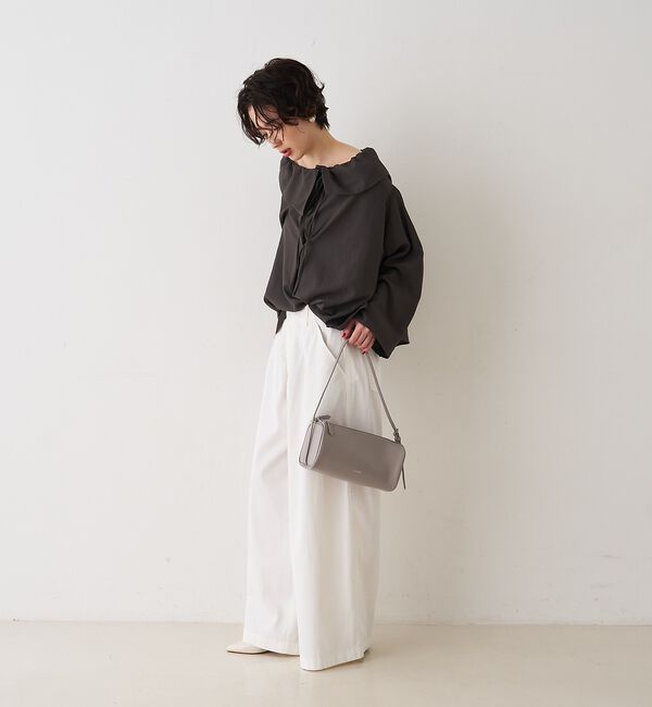 Rouge vif「ポリコットン撥水ワイドパンツ」|その他|