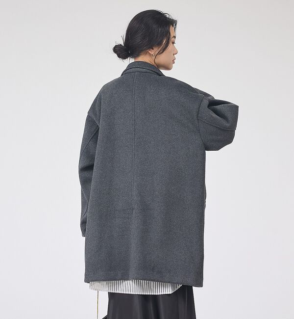 Rouge vif「【一部店舗限定】ニットビーバーコート/ダブルブレストコート」|その他|