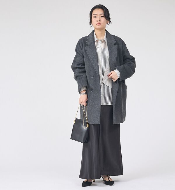 Rouge vif「【一部店舗限定】ニットビーバーコート/ダブルブレストコート」|その他|