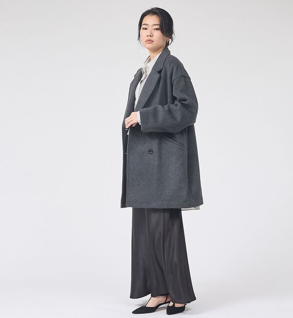 Rouge vif「【一部店舗限定】ニットビーバーコート/ダブルブレストコート」|その他|
