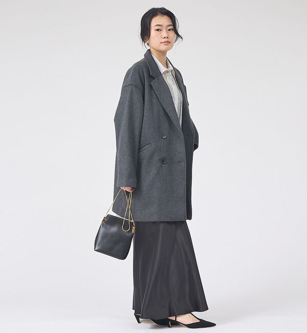 Rouge vif「【一部店舗限定】ニットビーバーコート/ダブルブレストコート」|その他|