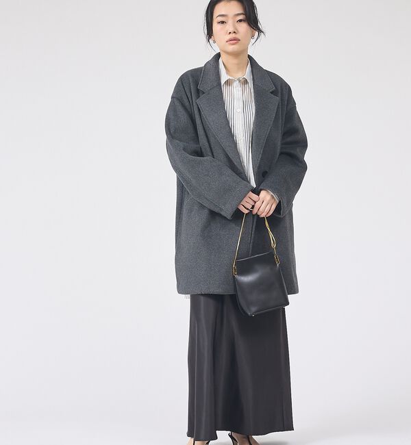 Rouge vif「【一部店舗限定】ニットビーバーコート/ダブルブレストコート」|その他|