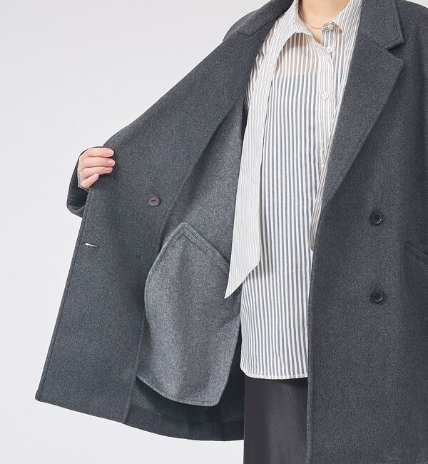 Rouge vif「【一部店舗限定】ニットビーバーコート/ダブルブレストコート」|その他|