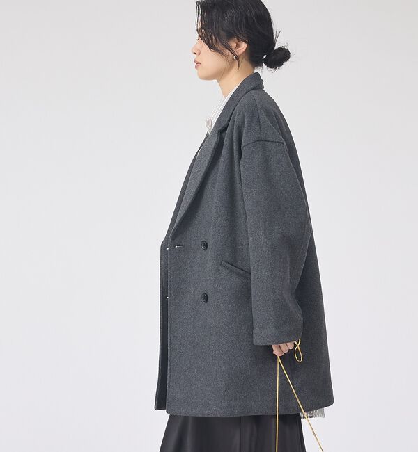 Rouge vif「【一部店舗限定】ニットビーバーコート/ダブルブレストコート」|その他|