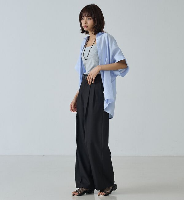 abahouse mavie「タックワイドスラックス」|その他|