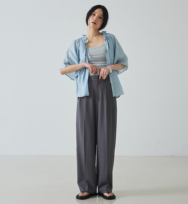 abahouse mavie「タックワイドスラックス」|その他|