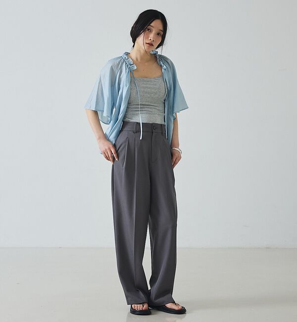 abahouse mavie「タックワイドスラックス」|その他|