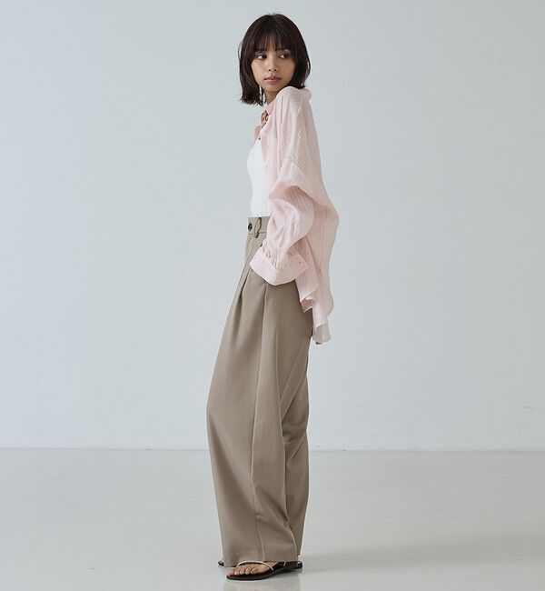 abahouse mavie「タックワイドスラックス」|その他|