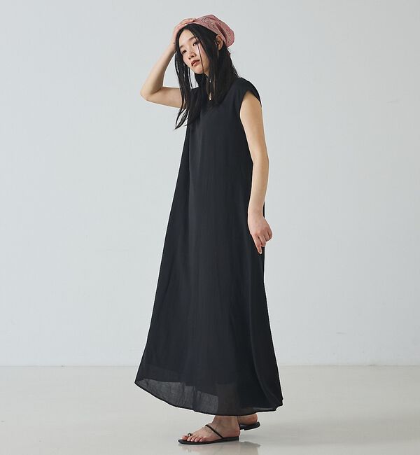 abahouse mavie「2枚仕立てシアーワンピース」|ワンピース|