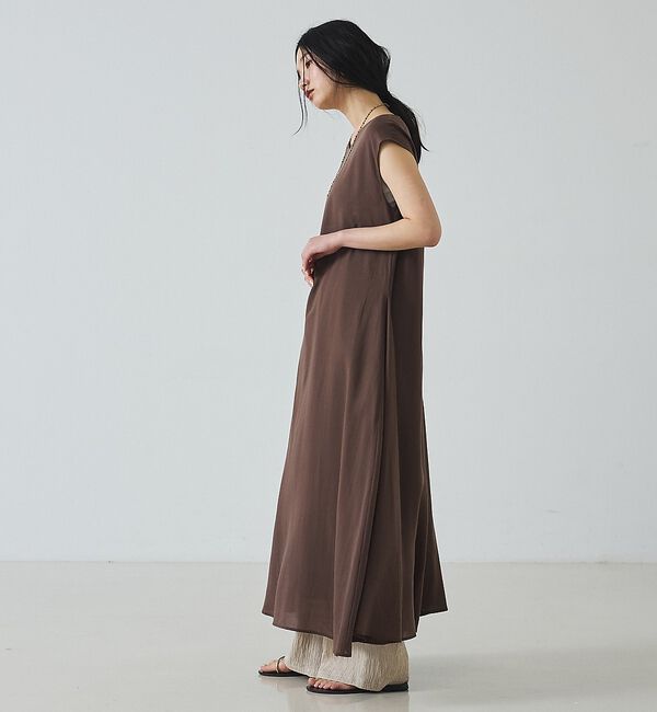 abahouse mavie「2枚仕立てシアーワンピース」|ワンピース|
