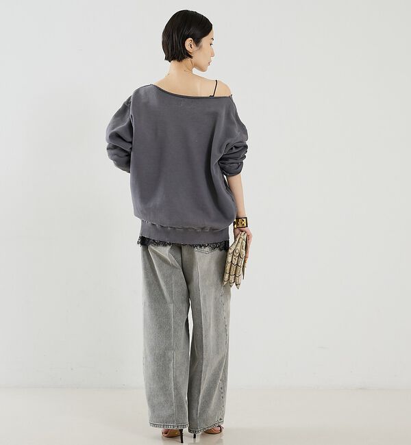 The Store by C' 「【DENIM DELIGHT DAYS】【別注】オフショルダースエット」|スウェット・ジャージ|