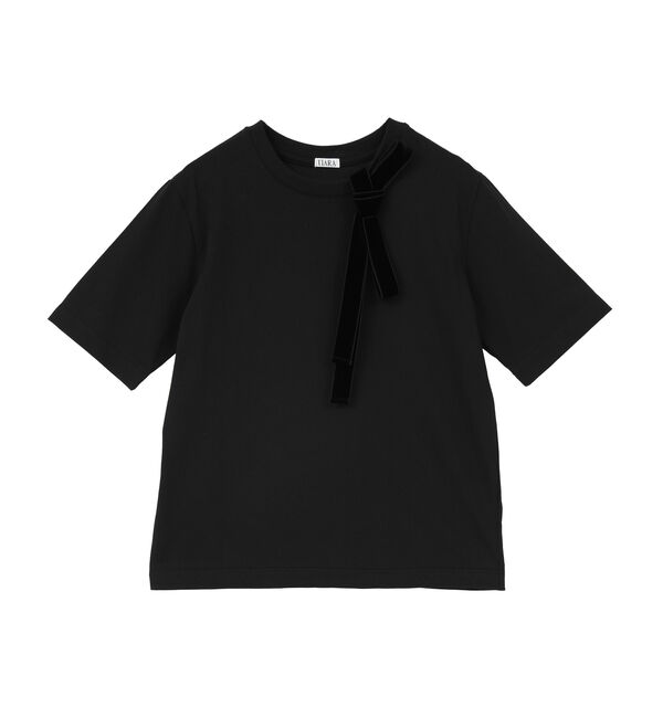 TIARA「リボンタイTシャツ」|Tシャツ・カットソー|